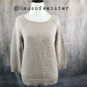 [Ann Taylor] gem studded sweater